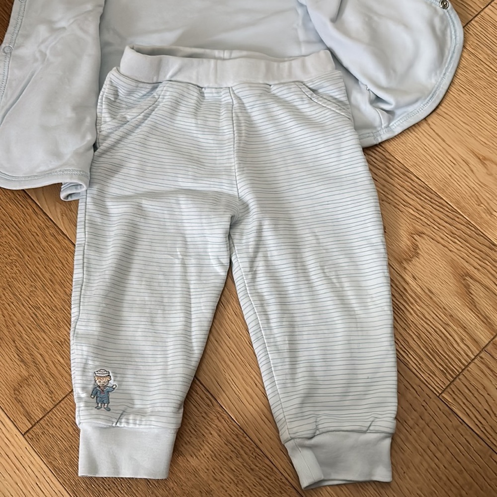 babycotton top and bottom sailer set- 9 months - Picture 5 of 7